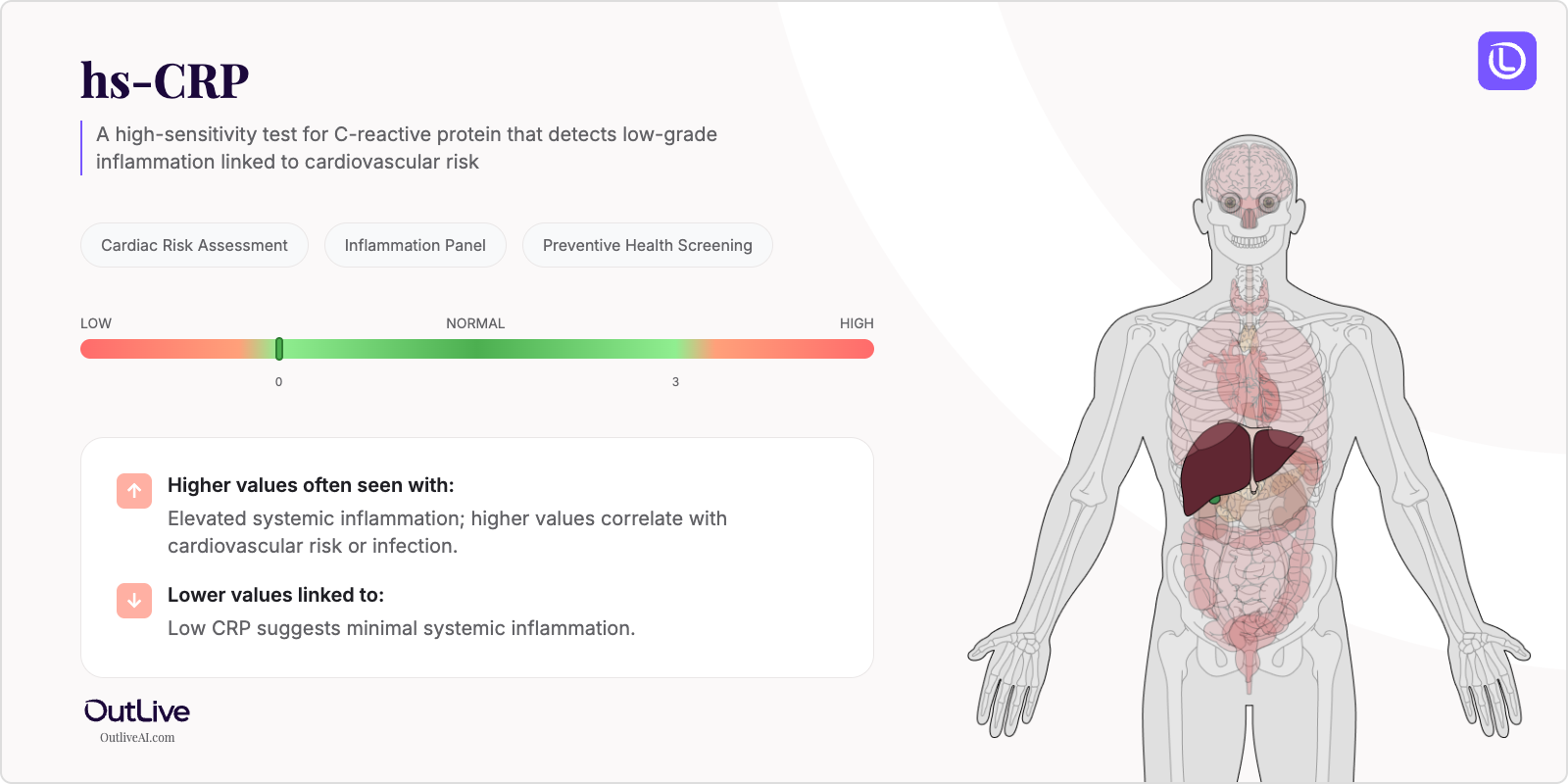 A Simple Guide to Inflammation Markers (hs-CRP) Test